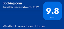 Westhill Luxury Guest House in Knynsa is rated 9.8